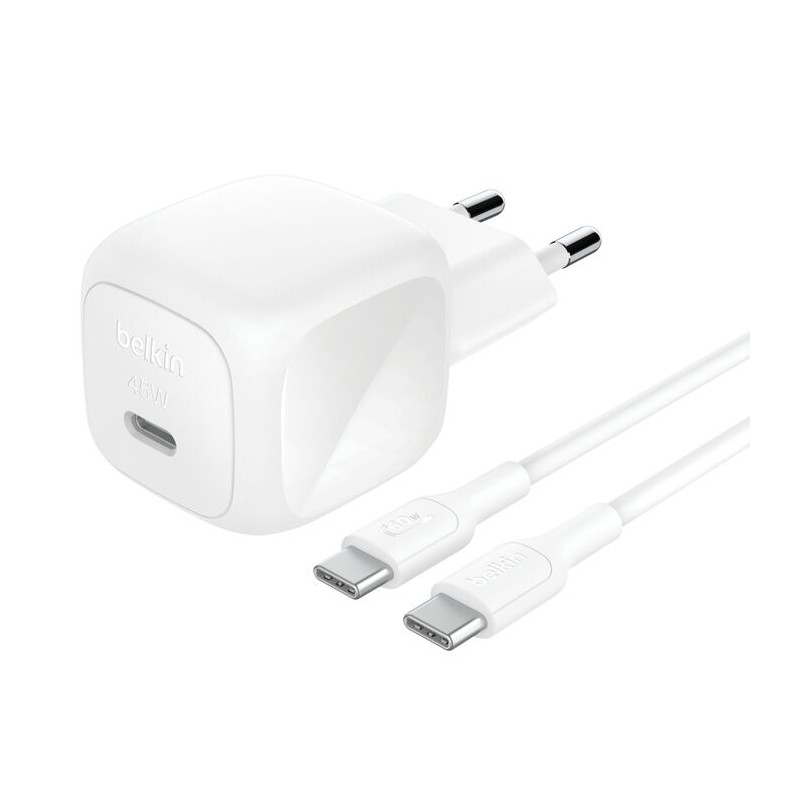 BOOSTCHARGE 45W USB-C CHARGER/WITH PD AND PPS INCLUDING 1M USB WCA013KQ1MWHB6