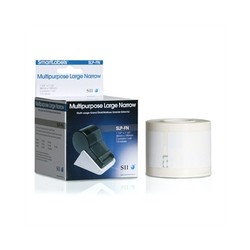 SLP-FN WHITE LABEL 38X190MM/110 LAB/ROLL 1 ROLL/BOX