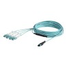 10M MTP TO LC BREAKOUT CABLE/OM3 40GB - PUSH/PULL TAB