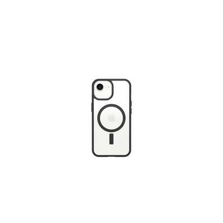 Otterbox OB React MagSafe iPhone 17E/16E/Black Crystal-Clear/Black-Prop.