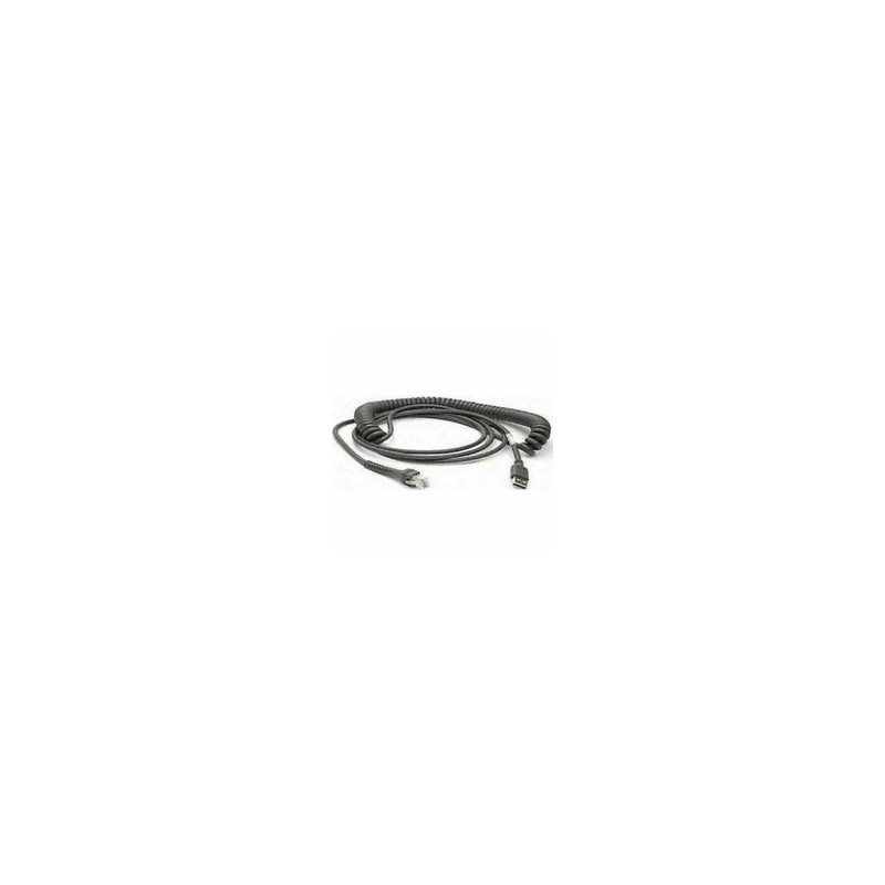 Cable, USB, Type A, Coiled, Power off terminal, 2 Meters, CAB-424E