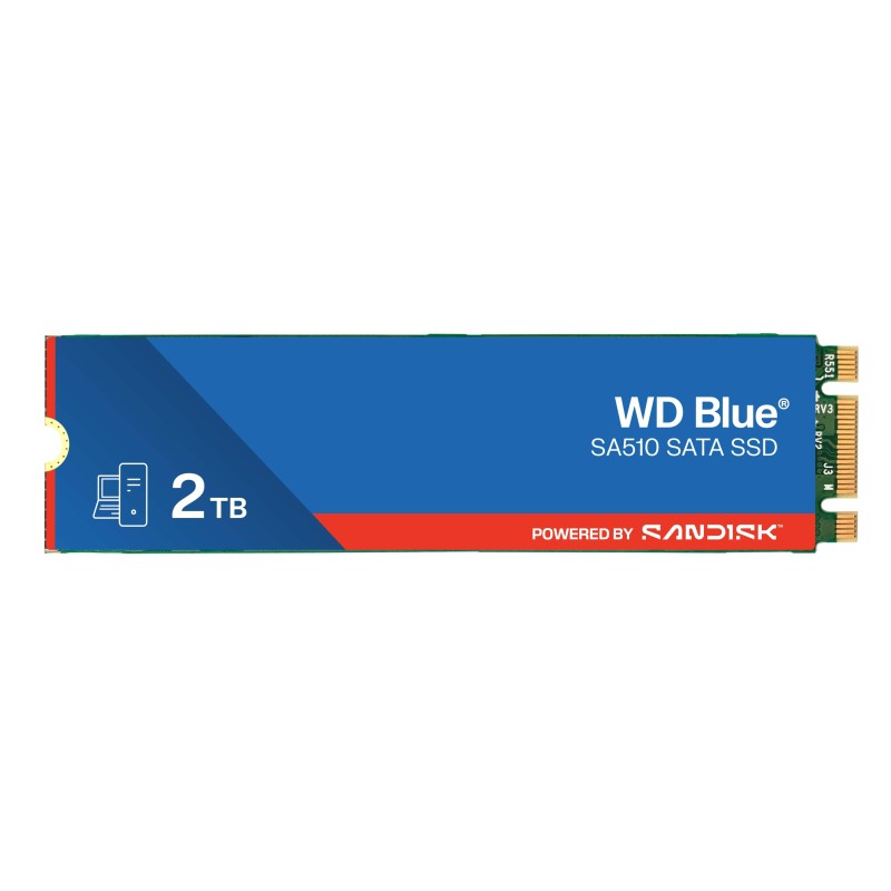 Western Digital 2TB Blue SSD M.2 SA510 2280/SATA III 6 GB/S