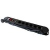 Mcab Socket Strip 6S PVC 3M BK Prem/Surge And Overload Protection