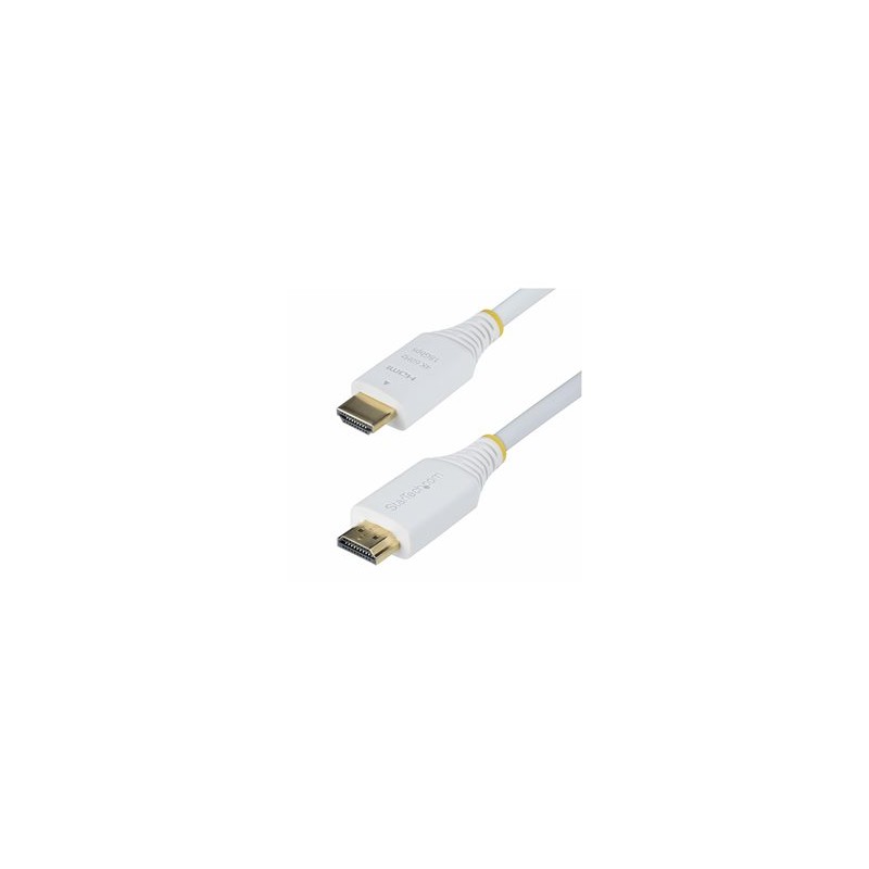 Startech 1.8M Premium HDMI Cable White/6FT White HDMI Cord/4K 60HZ/HDR1