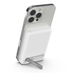 DRAHTLOSE MAGNETISCHE POWERBAN/MIT AUSKLAPPBAREM STANDFU BPD004BTWT