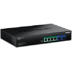TRENDnet 6-Port 2.5G GaN Power PoE++/Switch W.10G SFP+ Port 240W