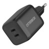 Otterbox OB Standard EU Wall Charger 65W/GaN - 1X USB-C 45W + 1X USB-C 20