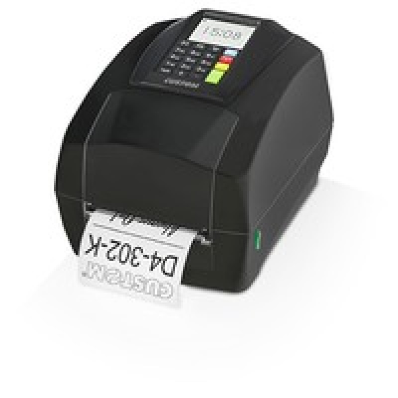 Custom Label Printer D4 302-K Display And Keyboard USB RS232 Black