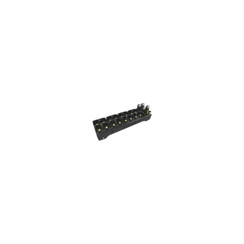 RS6100 20-Slot Ring Scanner Charger, Requires PWR-BGA12V108W0WW, CBL-DC-382A1-01 AC line cord, sold separately.