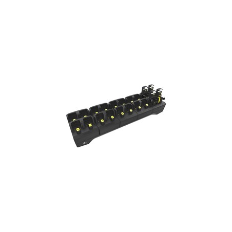 RS6100 20-Slot Ring Scanner Charger, Requires PWR-BGA12V108W0WW, CBL-DC-382A1-01 AC line cord, sold separately.