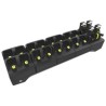 RS6100 20-Slot Ring Scanner Charger, Requires PWR-BGA12V108W0WW, CBL-DC-382A1-01 AC line cord, sold separately.