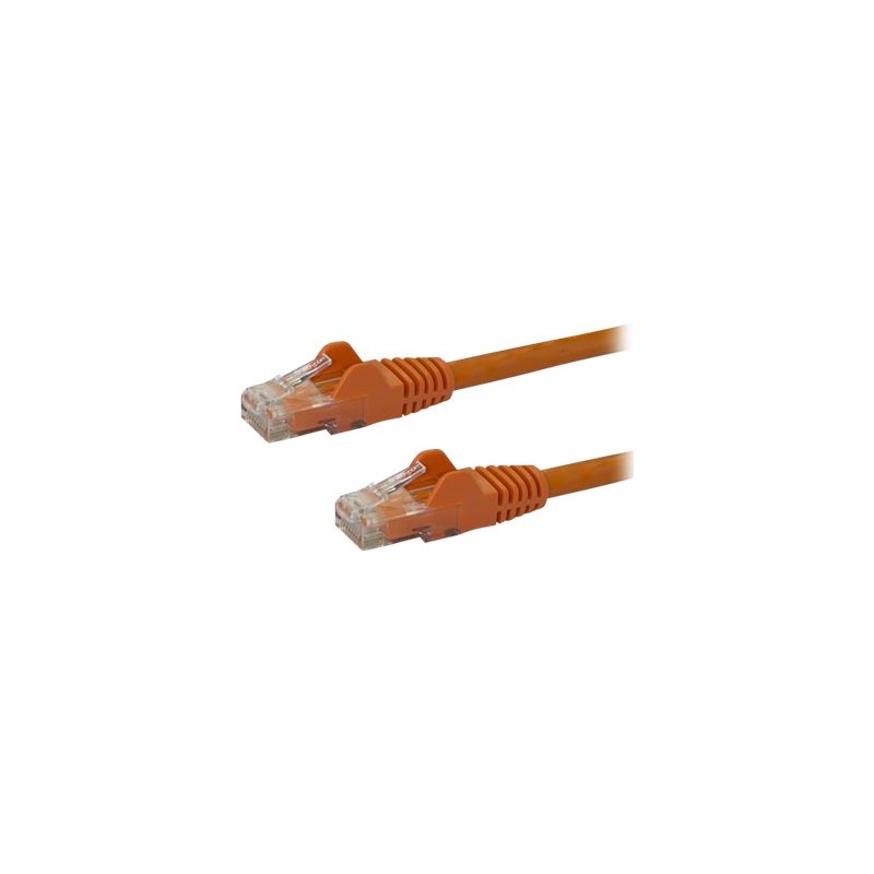 Startech 0.5M Orange CAT6 Patch Cable/Snagless Ethernet Cable - UTP
