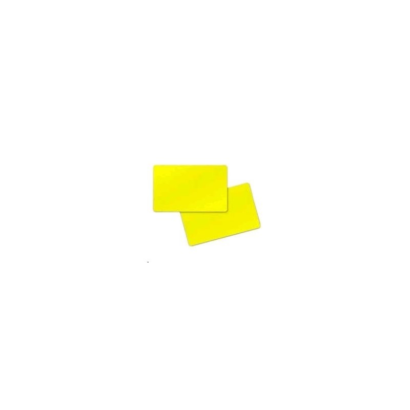 Premier (PVC) Yelow Cards,Card, 30 mil,500ks