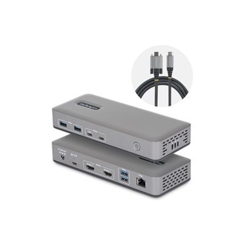 Startech USB-C Dock 2X HDMI 100W PD/.