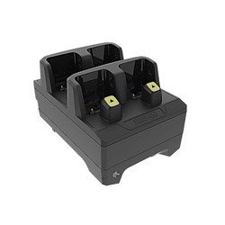 RS6100 4-Slot Ring Scanner Charger, . Requires PWR-BGA12V50W0WW, CBL-DC-388A1-01 and AC line cord, sold separately.