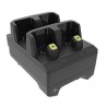 RS6100 4-Slot Ring Scanner Charger, . Requires PWR-BGA12V50W0WW, CBL-DC-388A1-01 and AC line cord, sold separately.