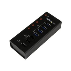 Startech 4PT USB3 Hub Plus 3 Charge Pts/.