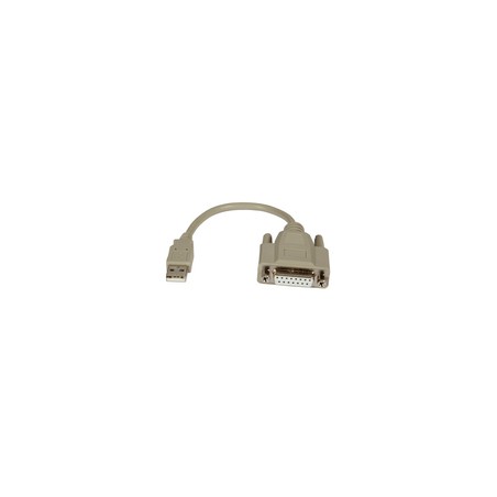 20CM USB-A STECKER / D-SUB15P/USB 2.0 ADAPTERKABEL GAME PORT
