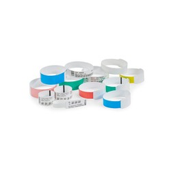 Wristband, Synthetic, 1x11in(25.4x279.4mm) DT, Z-Band Ultra Soft Lam, Coated, Permanent Adhesive, 1in(25.4mm) core, 175/roll