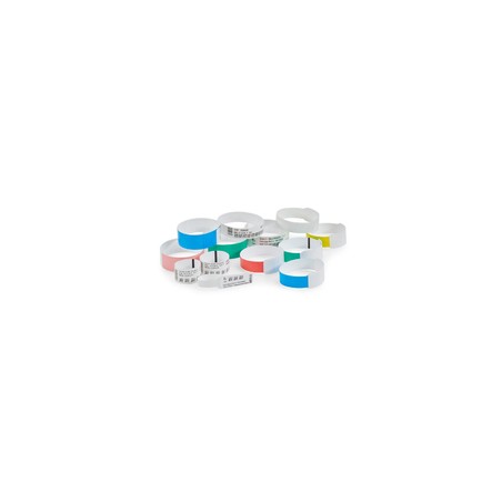 Wristband, Synthetic, 1x11in(25.4x279.4mm) DT, Z-Band Ultra Soft Lam, Coated, Permanent Adhesive, 1in(25.4mm) core, 175/roll