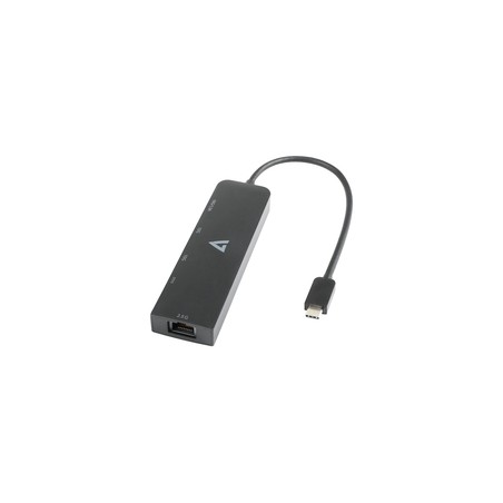 V7 USB-C TO Ethenet 2.5G Adapter/RJ-45 Network Hub Dongle 3XUSB-A