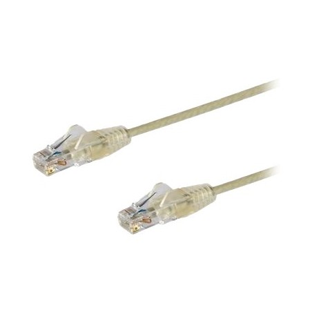 CAT6 CABLE - 1 M - GREY/SNAGLESS - 28 AWG COPPER WIRE