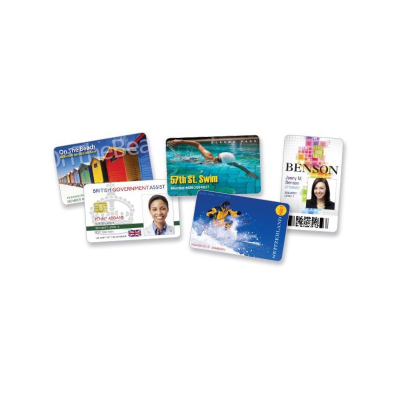 Zebra Kit,Card,PVC,15 Mil,500 Cards