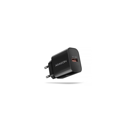 AXAGON ACU-QC18, nabíječka do sítě 18W, 1x port USB-A, QC3.0/AFC/Apple, černá