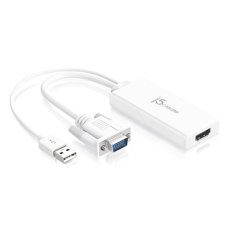 J5Create VGA TO HDMI Video Audio Adapter/