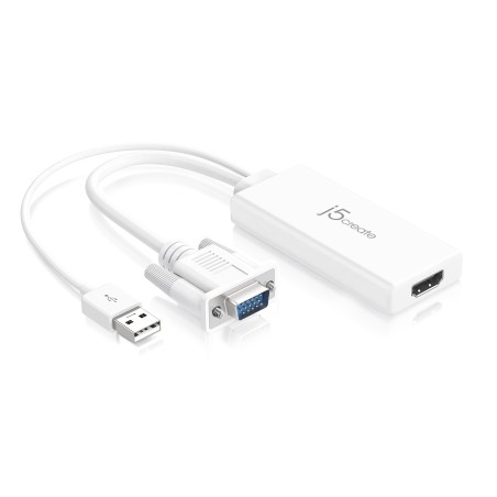 J5Create VGA TO HDMI Video Audio Adapter/