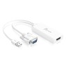 J5Create VGA TO HDMI Video Audio Adapter/