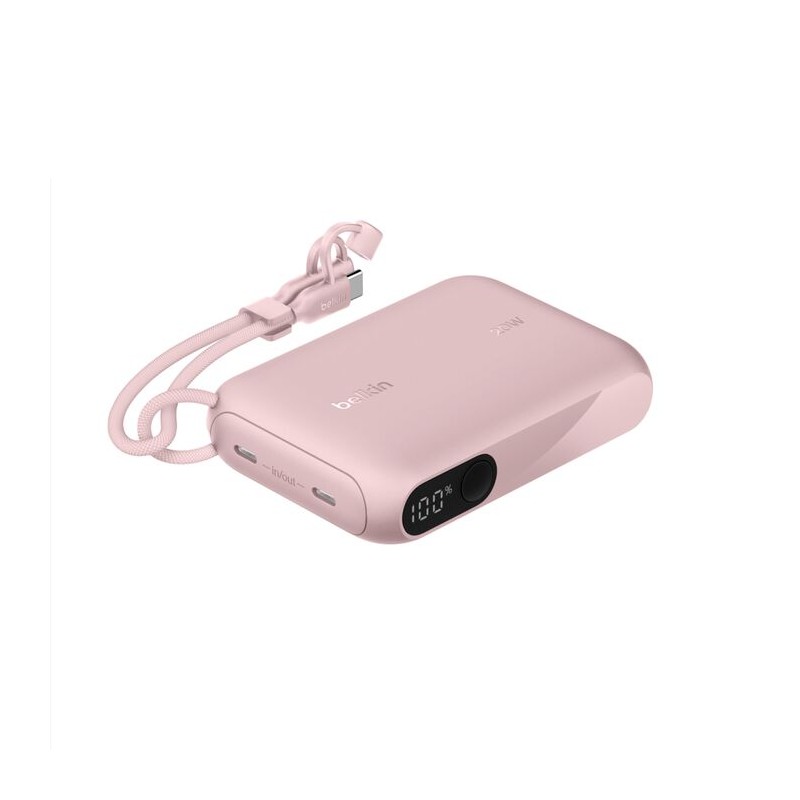 Belkin 10K PD20W Power Bank With/Display Pink