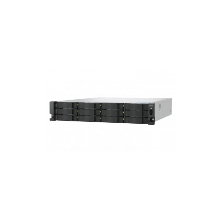 QNAP TS-h1277AXU-RP-R5-16G (Ryzen Pro 5,1GHz, ZFS, 16GB DDR5 RAM, 12x SATA, 2x 2,5GbE, 2x 10GbE)