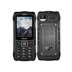 EVOLVEO StrongPhone H1, vodotěsný odolný Dual SIM telefon, černo-šedá
