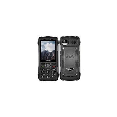 EVOLVEO StrongPhone H1, vodotěsný odolný Dual SIM telefon, černo-šedá
