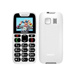 EVOLVEO EasyPhone, mobilní telefon pro seniory s nabíjecím stojánkem, bílá