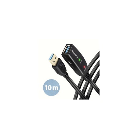 AXAGON ADR-310, USB 3.2 Gen 1 A-M - A-F aktivní prodlužovací / repeater kabel, 10m