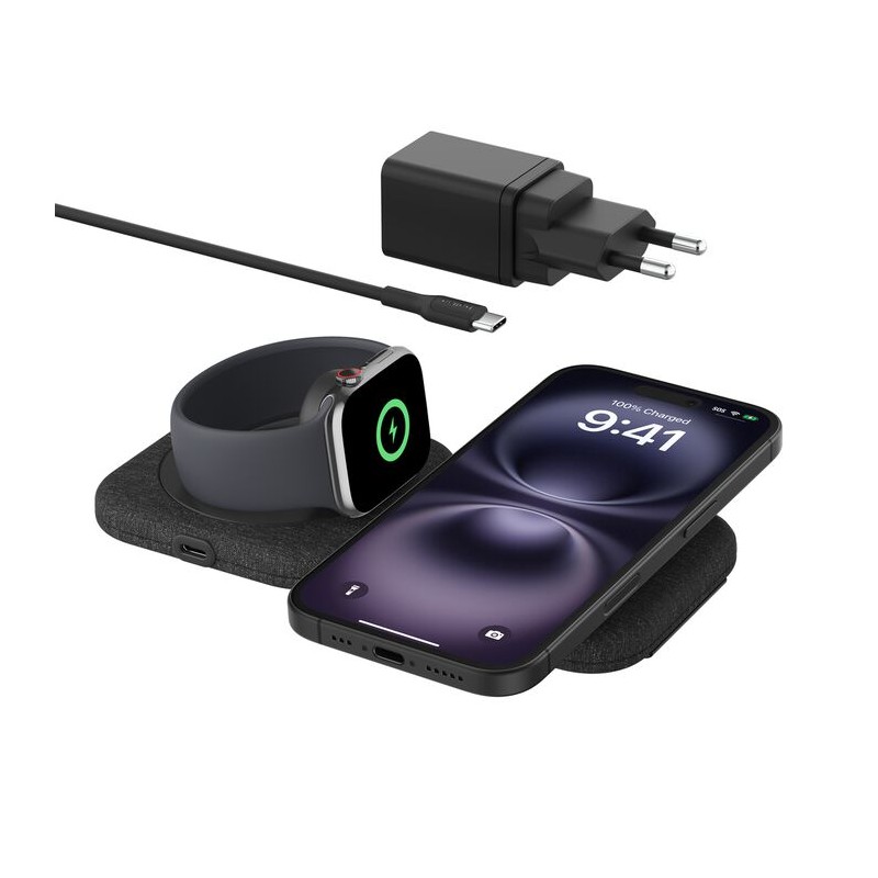 Belkin Boostcharge Pro 2-IN-1 Magnetis/Ladestation Mit QI2 Fur Unterwqe