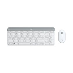 Logitech Slim Wrls Keyb + Mouse Combo/MK470 - OFFWHITE - Pan - Nordic