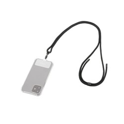 UNIVERSAL REMOVABLE SMARTPHONE/LANYARD 75 CM - BLACK - SOFT BAG