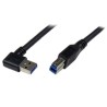 Startech 1M USB 3 Cable Right Angle BK/.