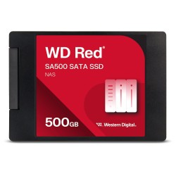 QNAP WD, SSD, Red SA500, SATA III, 2.5-inch, 0.5TB, WDS500G1R0A