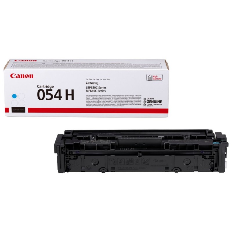 Canon TONER CRG-054H azurový pro LBP621Cw, LBP623Cdw, MF641Cw, MF643Cdw (2 300 str.)