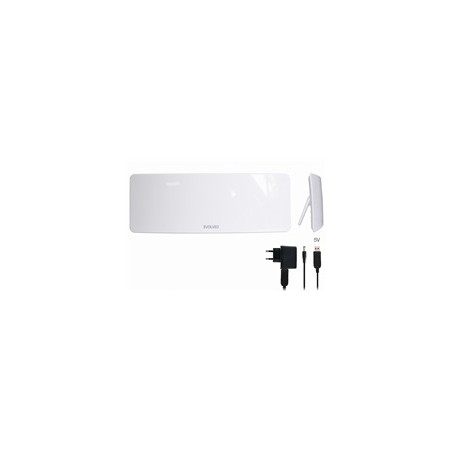 EVOLVEO Xany 1, 230/5V, aktivní pokojová anténa DAB+/DVB-T2, filtr LTE,4G,5G