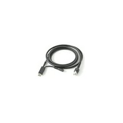 CABLE - SHIELDED USB: SERIES A CONNECTOR, 7FT. (2.8M), STRAIGHT (SUPPORTS 12V POWER SUPPLY)