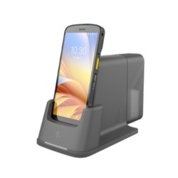 EM4X Connect Cradle, allows to connect a device to an external monitor and multiple peripherals (HDMI, Ethernet and 4xUSB-A)