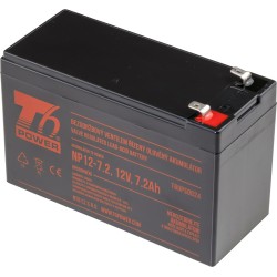 Akumulátor T6 Power NP12-7.2, 12V, 7,2Ah, F2
