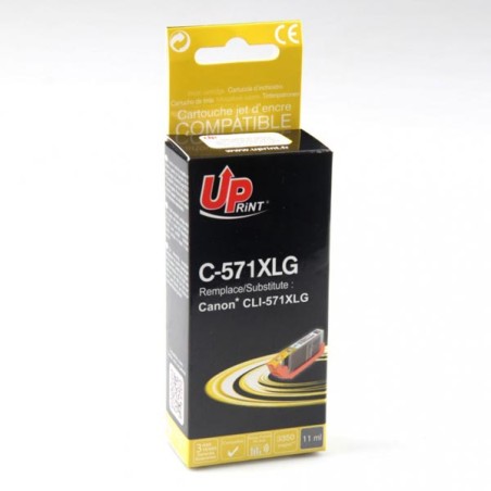 UPrint kompatibilní ink s CLI571GY XL, C-571XLGY, grey, 300str., 11ml, high capacity