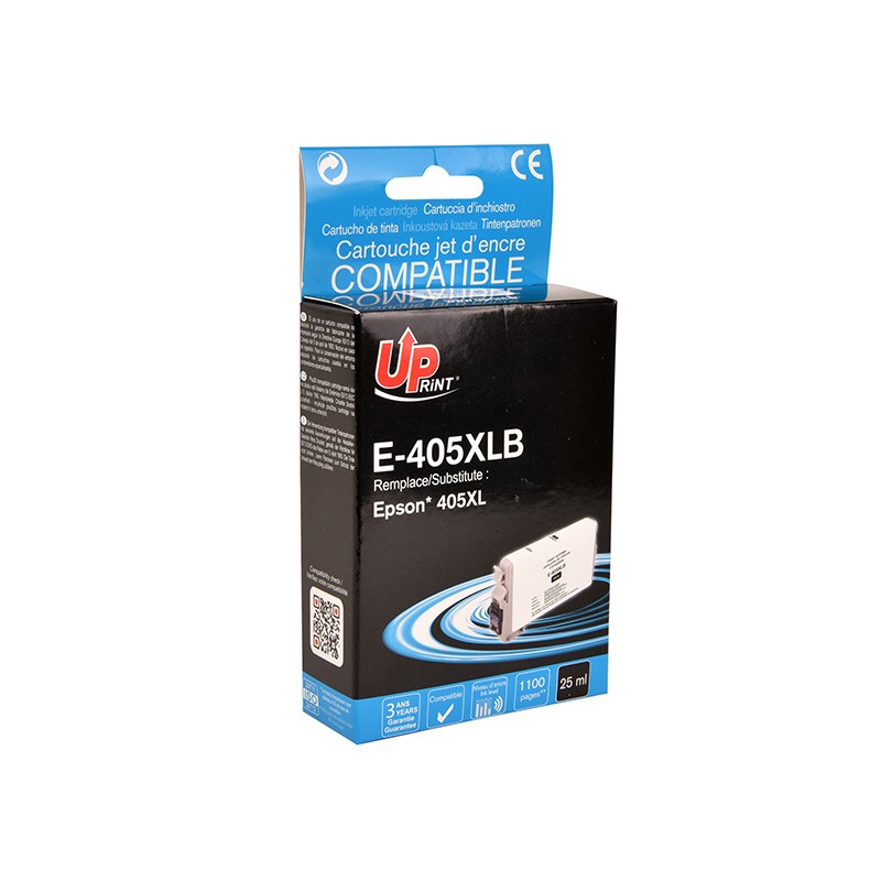 UPrint kompatibilní ink s C13T05H14010, 405XL, E-405XLB, black, 1100str., 25ml