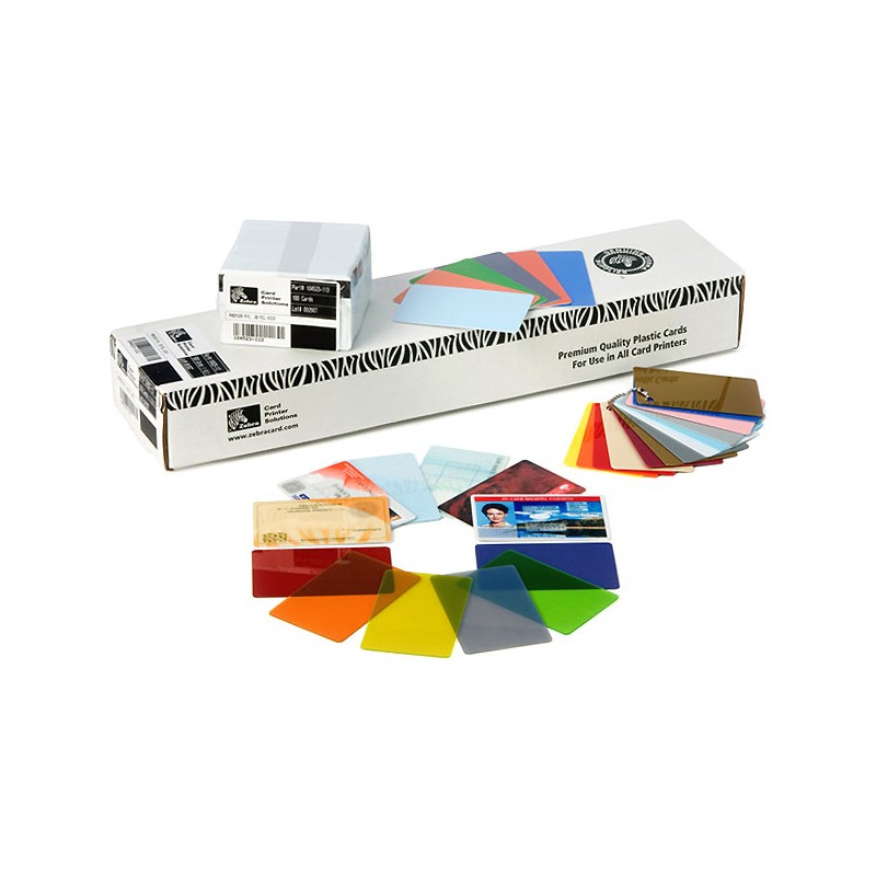 Zebra Kit,Crd,PVC,50 Mil,250 Cards/Box